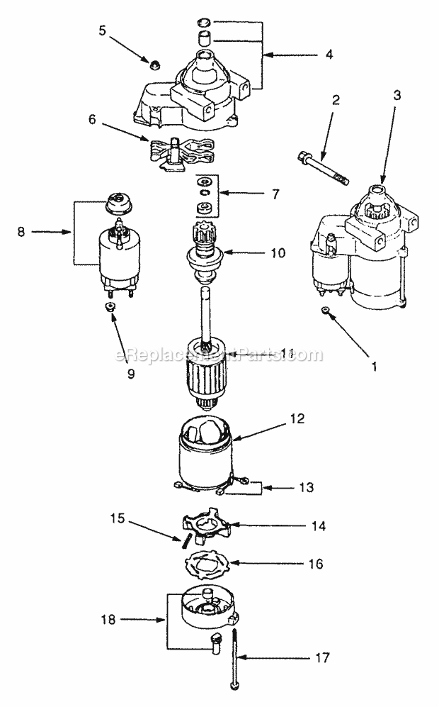 20hp Electric Start Diagram and Parts List for Z54 53AC385K100 Cub Cadet Lawn Mower